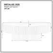 Modern Oval Drum Coffee Table 43.7  Natural Ash MDF Pedestal Base