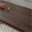 Walnut Wood Coffee Table Modern Rectangular Living Room Center Table