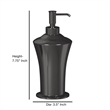 Black Stainless Steel Liquid Soap Dispenser Pump for Bathroom and  Kitchen Sink