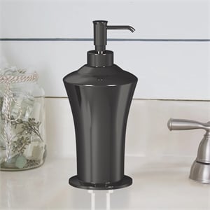 Black Stainless Steel Liquid Soap Dispenser Pump for Bathroom and  Kitchen Sink