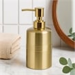 Gold Stainless Steel Soap Dispenser Pump for Bathroom Vanity and  Kitchen Sink