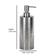 Gray Stainless Steel Liquid Soap Dispenser Pump for Bathroom and  Kitchen Sink
