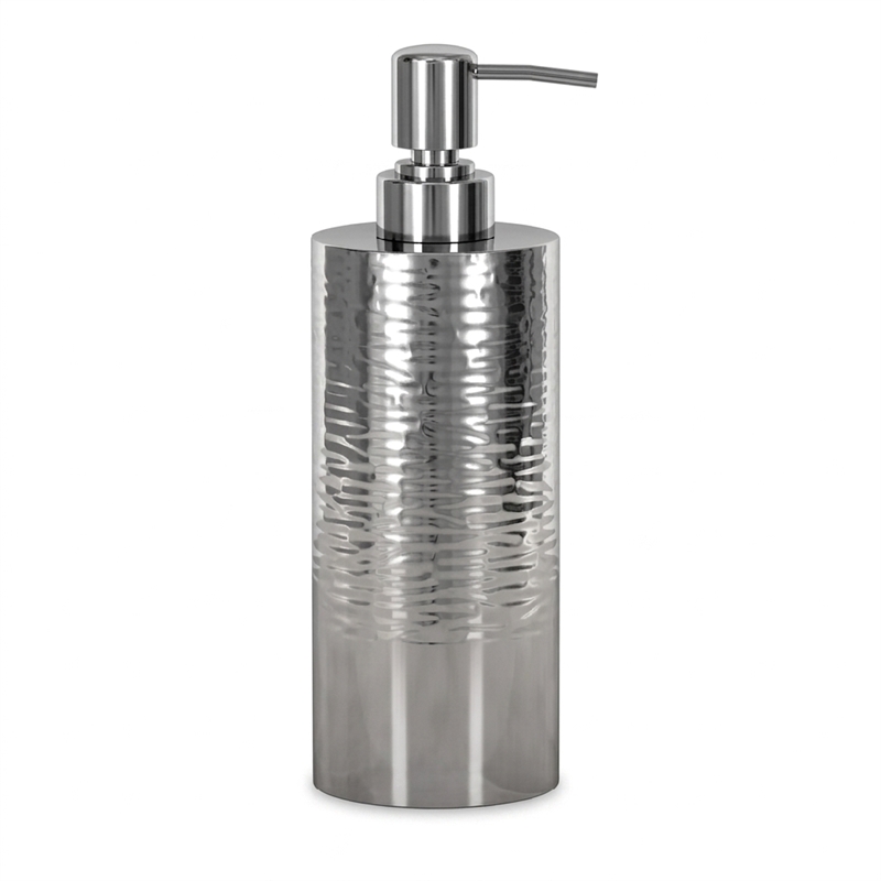 Gray Stainless Steel Liquid Soap Dispenser Pump for Bathroom and  Kitchen Sink