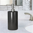 Black Resin Liquid Soap Dispenser Pump Bottle for Bathroom and Kitchen Sink