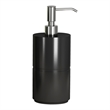 Black Resin Liquid Soap Dispenser Pump Bottle for Bathroom and Kitchen Sink