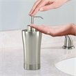 Pewter Stainless Steel Liquid Soap Dispenser Pump for Bathroom and Kitchen Sink