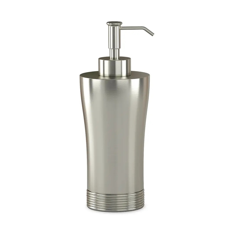 Pewter Stainless Steel Liquid Soap Dispenser Pump for Bathroom and Kitchen Sink