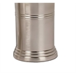 Pewter Stainless Steel Soap Dispenser Pump Bottle for Bathroom and  Kitchen Sink