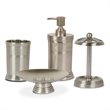 Pewter Stainless Steel Soap Dispenser Pump Bottle for Bathroom and  Kitchen Sink