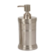 Pewter Stainless Steel Soap Dispenser Pump Bottle for Bathroom and  Kitchen Sink