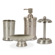 Pewter Stainless Steel Soap Dispenser Pump Bottle for Bathroom and  Kitchen Sink