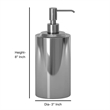 Chrome Stainless Steel Liquid Soap Dispenser Pump for Bathroom and  Kitchen Sink