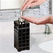 Black Resin Liquid Soap Dispenser for Bathroom Vanity and  Kitchen Sink