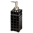 Black Resin Liquid Soap Dispenser for Bathroom Vanity and  Kitchen Sink