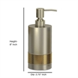 Gold Stainless Steel Liquid Soap Dispenser Pump for Bathroom and  Kitchen Sink