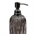 Black Glass Liquid Soap Dispenser Pump for Bathroom Vanity and  Kitchen Sink