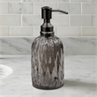 Black Glass Liquid Soap Dispenser Pump for Bathroom Vanity and  Kitchen Sink