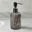 Black Glass Liquid Soap Dispenser Pump for Bathroom Vanity and  Kitchen Sink