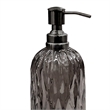 Black Glass Liquid Soap Dispenser Pump for Bathroom Vanity and  Kitchen Sink