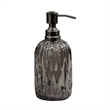 Black Glass Liquid Soap Dispenser Pump for Bathroom Vanity and  Kitchen Sink