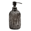 Black Glass Liquid Soap Dispenser Pump for Bathroom Vanity and  Kitchen Sink