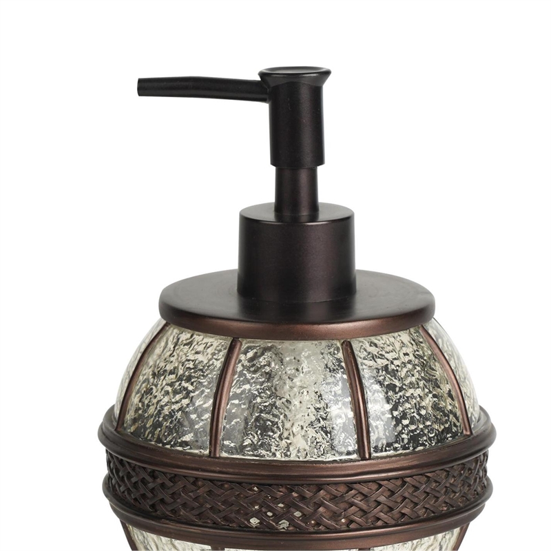 Oil Brushed Bronze Resin Soap Dispenser for Bathroom Vanity and  Kitchen Sink
