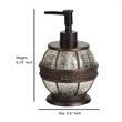 Oil Brushed Bronze Resin Soap Dispenser for Bathroom Vanity and  Kitchen Sink