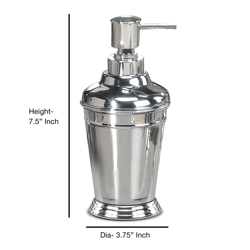 Chrome Stainless Steel Liquid Soap Dispenser Pump for Bathroom and  Kitchen Sink