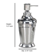 Chrome Stainless Steel Liquid Soap Dispenser Pump for Bathroom and  Kitchen Sink