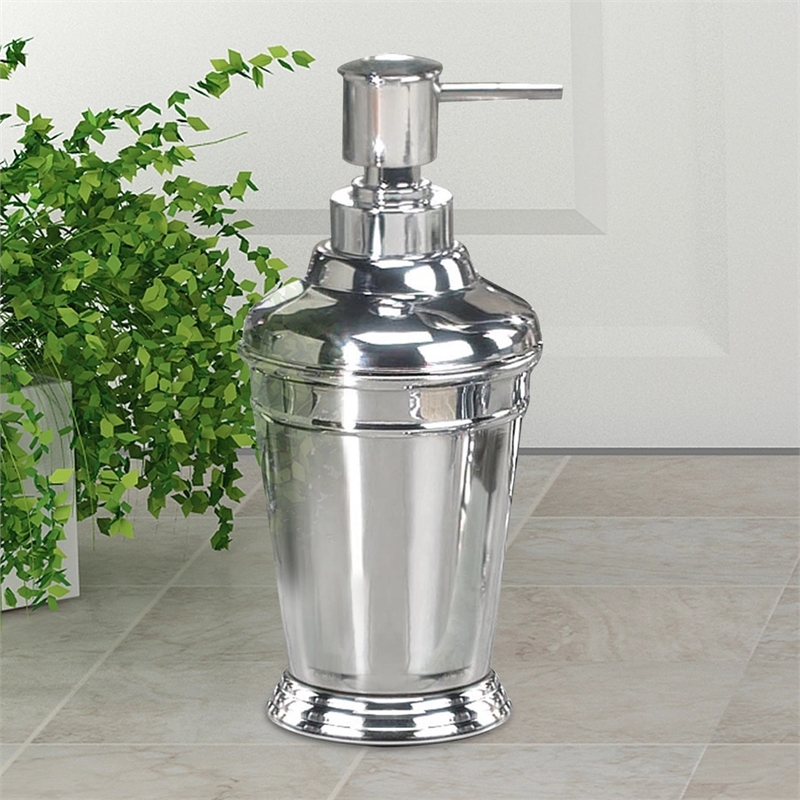Chrome Stainless Steel Liquid Soap Dispenser Pump for Bathroom and  Kitchen Sink