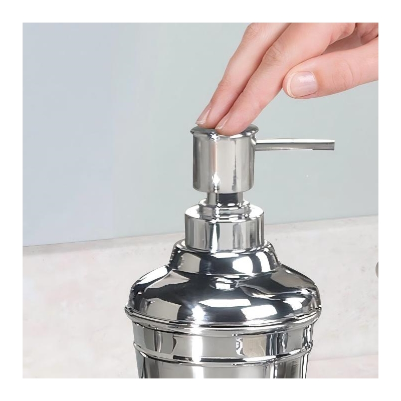 Chrome Stainless Steel Liquid Soap Dispenser Pump for Bathroom and  Kitchen Sink