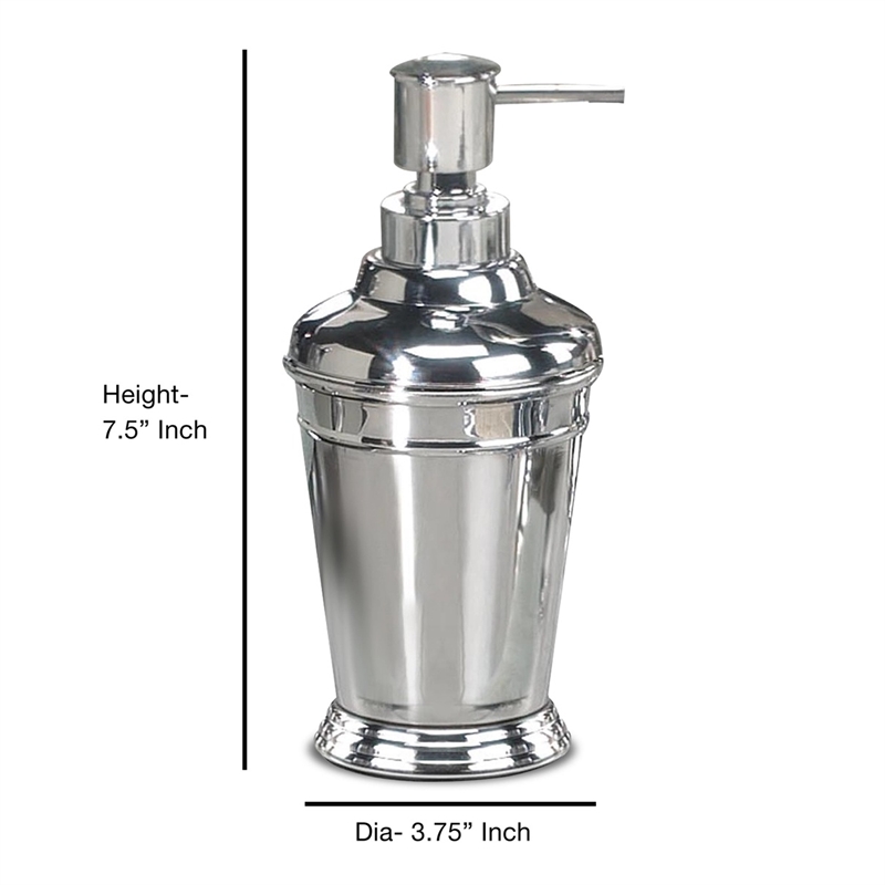 Chrome Stainless Steel Liquid Soap Dispenser Pump for Bathroom and  Kitchen Sink