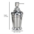 Chrome Stainless Steel Liquid Soap Dispenser Pump for Bathroom and  Kitchen Sink