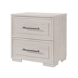 Ciara Beige Nightstand - Elegant Solid Wood Bedside Table for Bedroom Storage