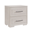 Ciara Beige Nightstand - Elegant Solid Wood Bedside Table for Bedroom Storage
