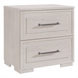 Ciara Beige Nightstand - Elegant Solid Wood Bedside Table for Bedroom Storage