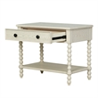 Antique Cream Large Solid Wood Nightstand beige