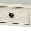 Antique Cream Large Solid Wood Nightstand beige