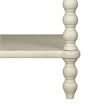 Antique Cream Large Solid Wood Nightstand beige