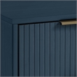 18  1-Drawer Solid Wood Nightstand Midnight Blue