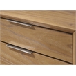 1pc Contemporary 2-Drawer Nightstand  Solid Wood