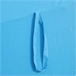 6.5 X 10 Ft Turquoise Patio Umbrella with Crank Tilt Steel Frame Polyester Canopy