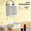 4 in 1 White ABS & Polypropylene Mini Air Cooler Humidifier with LED Light