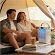 4 in 1 White ABS & Polypropylene Mini Air Cooler Humidifier with LED Light