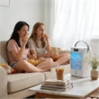4 in 1 White ABS & Polypropylene Mini Air Cooler Humidifier with LED Light