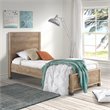 Camaflexi Baja Solid Wood Twin Platform Bed in Barnwood