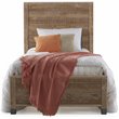 Camaflexi Baja Solid Wood Twin Platform Bed in Barnwood