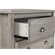Camaflexi Baja Solid Wood 5-Drawer Bedroom Chest in Shabby White
