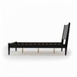 Camaflexi Mid-Century Solid Wood Full Panel Bed in Scandinavian Oak