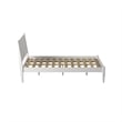 Camaflexi Mid-Century Solid Wood Queen Panel Bed in Scandinavian Oak